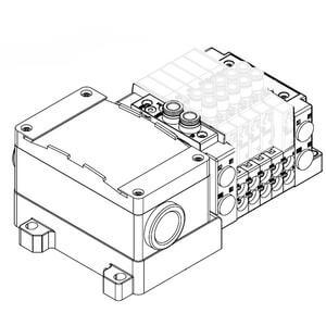 Manifold for Terminal Block, Top Ported, SS5Y5-12T