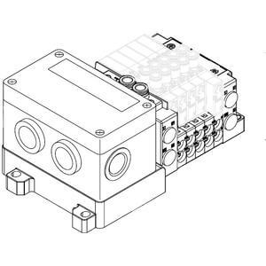 Manifold for EX126, Top Ported, SS5Y5-12S4