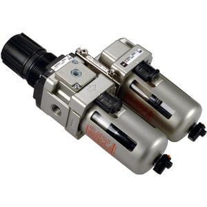 AC20D-40D, Modular Type, Filter Regulator/Mist Separator