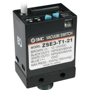 ZSE3, Digital Pressure Switch, For Vacuum, LCD Readout