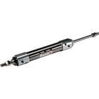 C(D)J2ZW, Air Cylinder, Double Acting, Double Rod, Built-in Speed Control