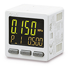 PSE300AC, Pressure Sensor Monitor, 3 Screen, 2 Outputs, IP65