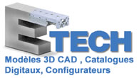 Modeles 3D CAD, Catalogues Digitaux, Configurateurs