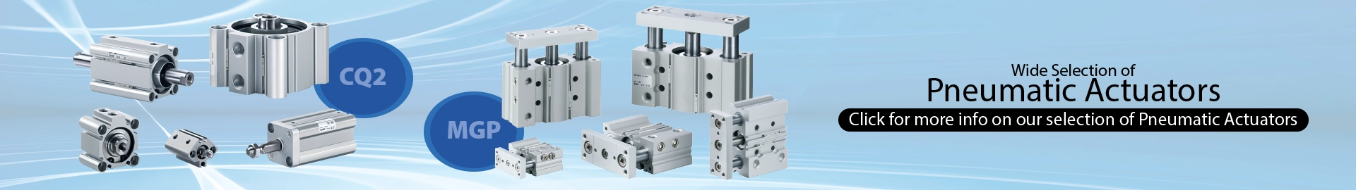 Wide Selection of Pneumatic Actuators