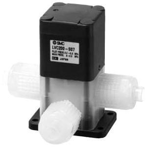 SMC LVC200-S, 3 Port High-Purity Chemical Valve, Air Operated, Integral Fitting Type