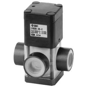 LVA200, 3 Port High Purity Chemical Valve, Air Operated, Threaded Type