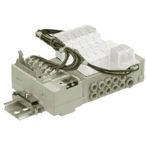 SS5Y5-45-*A, 5000 Series, Stacking Manifold, DIN Rail Mount, Connector Box