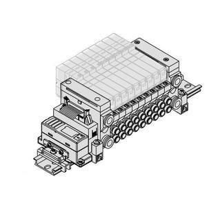 VV5Q11-SB, Base Mounted Manifold for EX510 Gateway Type Serial Transmission System