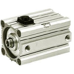 25A-C(D)BQ2, Compact, Double Acting, Single Rod, End Lock