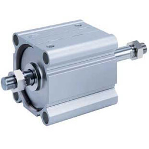 SMC NC(D)Q2WB-Z, Compact Cylinder, Double Acting Double Rod, Large Bore (125-160)