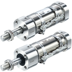 CM5, Stainless Steel Cylinder, Double Acting, Single Rod