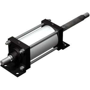 C(D)S1W*H, Air Cylinder, Double Acting, Double Rod (Air-Hydro)