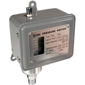 ISG Mechanical Pressure Switch, AC/DC, IP44 Dripproof