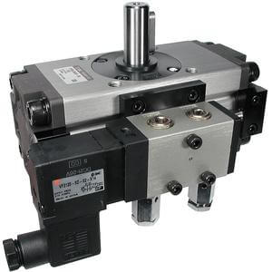 C(D)VRA1 (50-100), Rotary Actuator with Valve