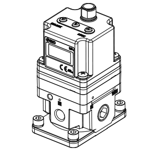 ITV1000/2000-X26, Electro-Pneumatic Regulator for Manifold