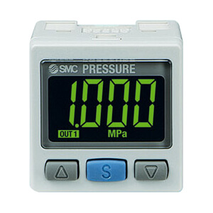 ISE30A, Digital Pressure Sensor, 1 Screen 1 Output with Analog, IP40