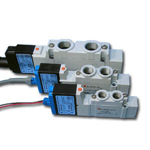 52-SY9*20, 5 Port Solenoid Valve ATEX Type, Base Mounted