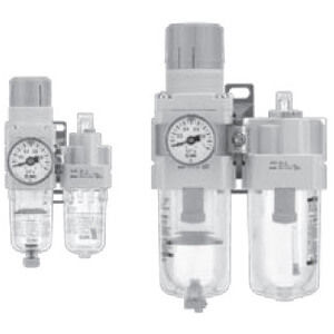 AC10A-A to AC40A-A, Filter Regulator and Lubricator