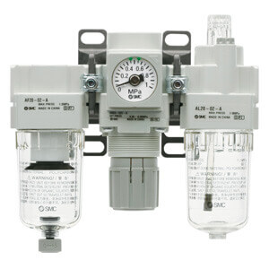 AC20-B to AC60-B, Air Filter, Regulator and Lubricator