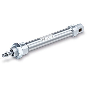 SMC C(D)85-X3242, ISO Cylinder, Double Acting, Single Rod, Non-adjustable Air Cushion