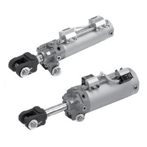 CKG1-Z/CKP1-Z, Clamp Cylinder w/Magnetic Field Resistant Auto Switch (Rod Mounting Style)