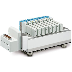 JSY3000-S Manifold with D-sub Connector, Flat Ribbon, Terminal Block, Lead Wire
