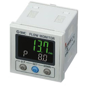 LFE0, Digital Flow Monitor, 2-Screen 3-Color, IP65, for LFE Sensors