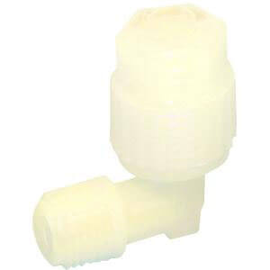 LQ1E-SS, High Purity Fluoropolymer Fitting, Space Saving, Union Elbow
