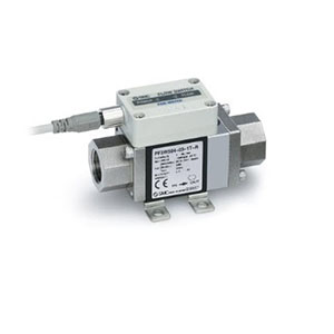 SMC 25A-PF3W5, Digital Water Flow Sensor, Remote, IP65, 0.5-100 Lpm, Secondary Battery