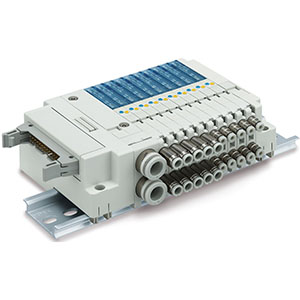 SS5J1, Plug-in Connector Manifold, D-Sub Connector/Flat Ribbon Cable