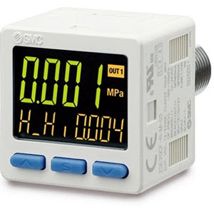 25A-ISE20C(H), Digital Pressure Sensor, 3 Screen 2 Output with Analog, Secondary Battery