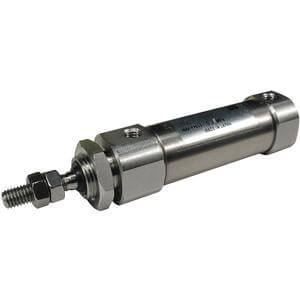 C(D)J5-S, Air Cylinder, Double Acting, Single Rod, Stainless Steel