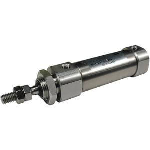 SMC C(D)J5-S, Air Cylinder, Double Acting, Single Rod, Stainless Steel