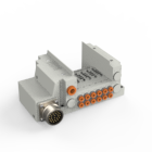 SS5Y3-10M, 3000 Series Manifold, Circular Connector (IP67)