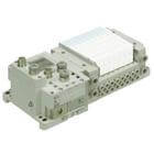 SS5Y3-10S6, 3000 Series Manifold for Series EX600 Integrated (I/O) Serial Transmission System (Fieldbus) (IP67), Side Ported