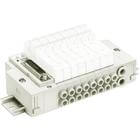 SS5Y5-45*F, 5000 Series, Stacking Manifold, DIN Rail Mount, D-sub Connector