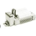 SS5Y3-45S1*, 3000 Series, Stacking Manifold, DIN Rail Mount, SI unit (Separate type)