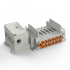 SS5Y7-10/11S4, 7000 Series Manifold for Series EX126 Integrated (Output) Serial Transmission System (IP67)