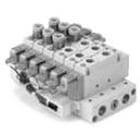 SS5Y9-23SA, 9000 Series, Body Ported Manifold, Serial Transmission System, Stacking Type