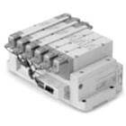 SS5Y9-43SA, 9000 Series, Base Mounted Manifold, Serial Transmission System, Stacking Type