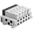 VV5Q51-F, 5000 Series, Base Mounted Manifold, Plug-in, D-sub Connector