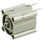 25A-C(D)Q2*S, Compact, Double Acting, Single Rod, Anti-lateral Load