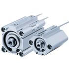 C(D)Q2-XC10, Compact Cylinder, Dual Stroke Cylinder/Double Rod Type