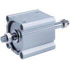 NC(D)Q2WB-Z, Compact Cylinder, Double Acting Double Rod, Large Bore (125-160)