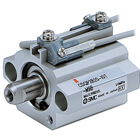 C(D)QP2B, Compact Cylinder, Single Acting, Single Rod, Axial Piping