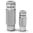 Check Valve with One-touch Fitting Male Connector AKH Series