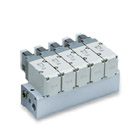 VV3P7, Serie 700, Manifold elettrovalvola a 3 vie