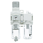 Filtro regolatore + Lubrificatore da AC20A-D a AC60A-D