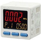 25A-ISE20B, Digital Pressure Sensor, 3 Screen 2 Output with Analog, Secondary Battery