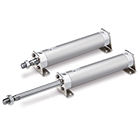CG1-S/TZ1, Air Cylinder, Single Acting, Spring Return/Extend